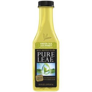 Pure Leaf Green Tea with Honey 18.5 oz Plastic Bottles Case of 12
