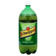 Schweppes Ginger Ale - 2 Liter - Case of 6