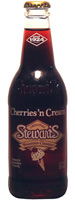 Stewarts Cherry N  Cream -  12 oz. Glass Bottles - Case of 24