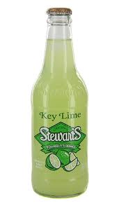 Stewarts Key Lime -  12 oz. Glass Bottles - Case of 24