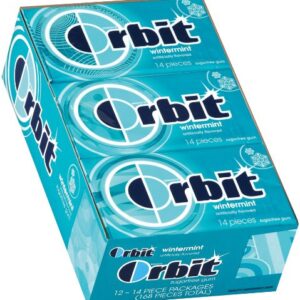 Orbit Regular Gum - Wintermint - 12 Count