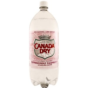 Canada Dry Pomegranate Cherry Seltzer - 1 Liter - Case of 12