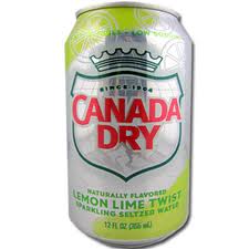 Canada Dry Lemon Lime Seltzer 12 oz Cans 24 Count