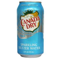 Canada Dry Seltzer 12 oz  Cans  - Case of 24