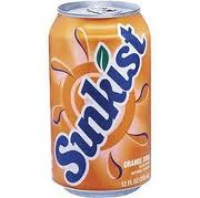 Sunkist Orange 12 oz (cans) -  Case of 24