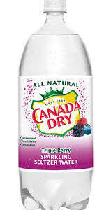 Canada Dry Triple Berry Seltzer 2 Liter- Case of 6