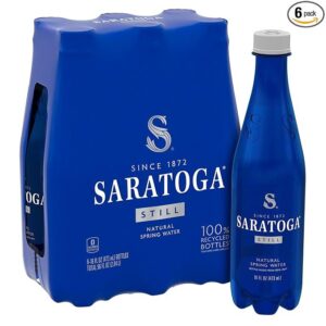 Saratoga 24/16 Oz. Still Water Plastic Bottles