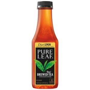 Pure Leaf Diet Lemon Tea 18.5 oz Plastic Bottles Case of 12