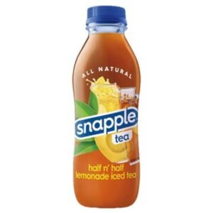Snapple 16 oz Plastic Bottles 1/2 Lemonade &1/2 Tea - Case of 24
