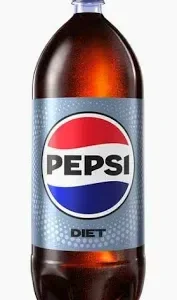 Diet Pepsi - 2 Liter K.F.P. - Case of 6
