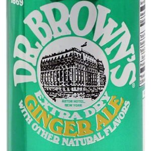 Dr. Browns Ginger Ale Cans 12 oz - Case of 24