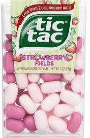 Tic Tacs - Strawberry Fields 12 count 65% More